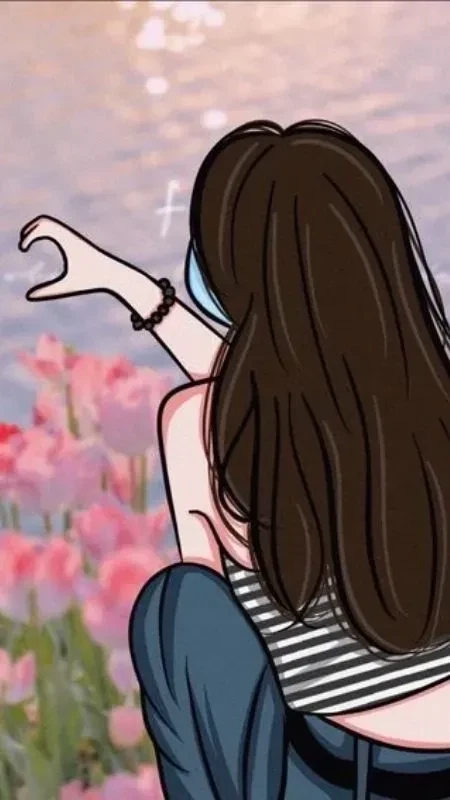 Ảnh đôi yêu nhau anime tạo không gian tình cảm ngọt ngào