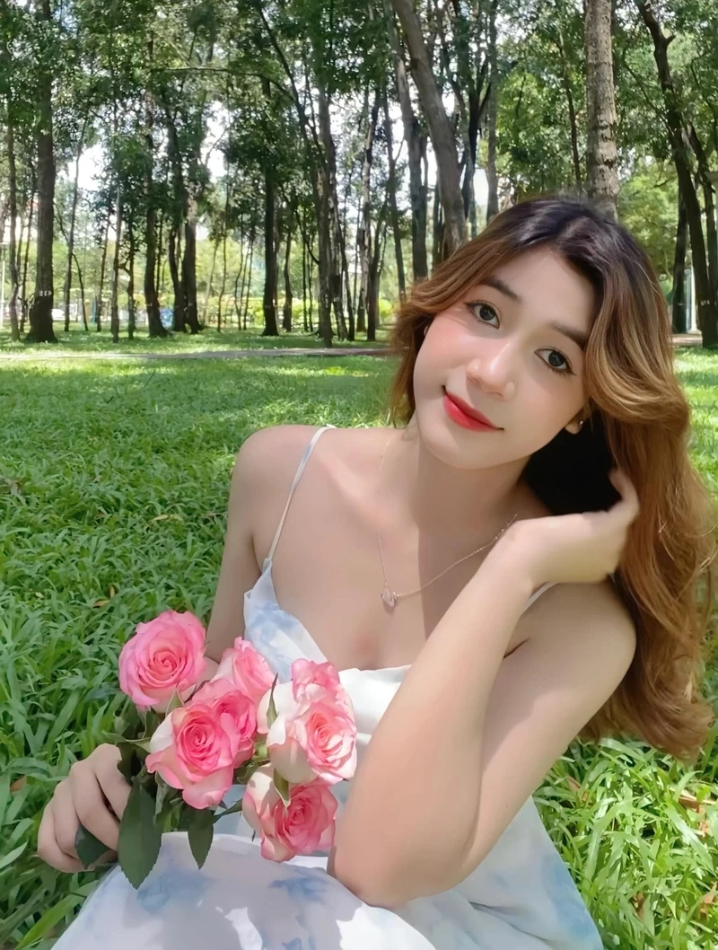 Ảnh gái cute 2k9 thể hiện nét đáng yêu và tràn đầy sức sống