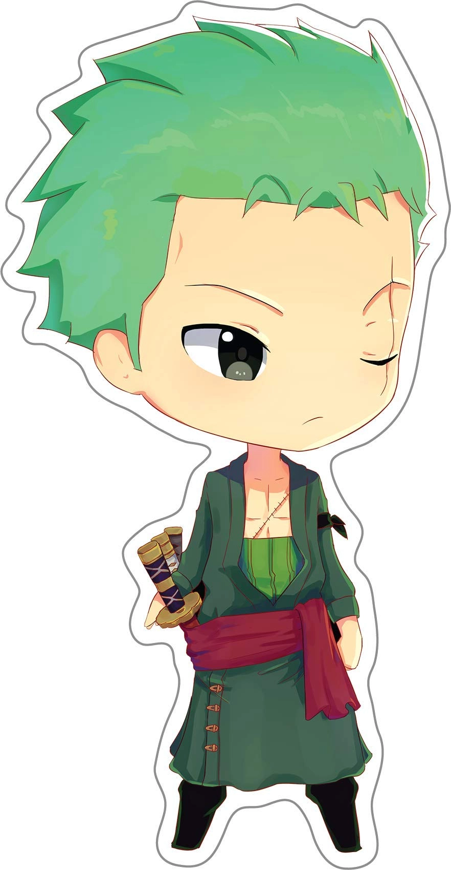 Ảnh Zoro chibi dễ thương đốn tim fan