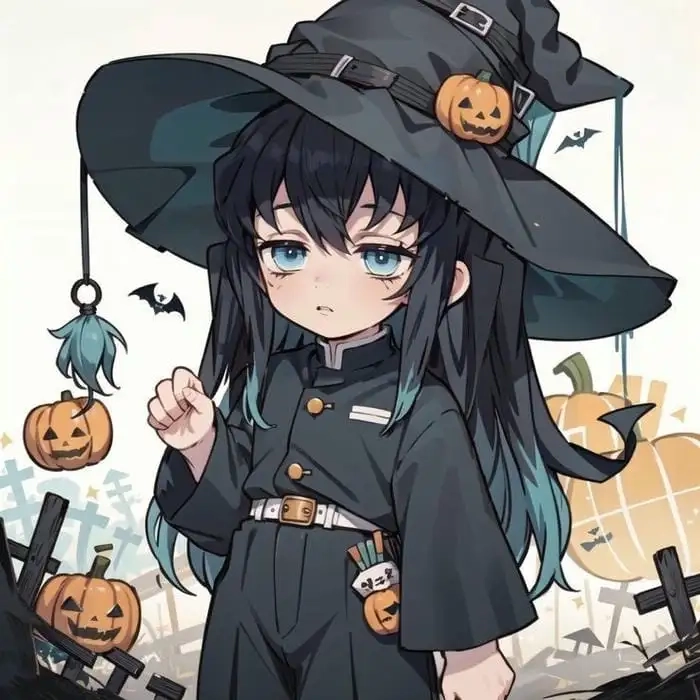Chibi Muichiro phong cách nhẹ nhàng dễ thương