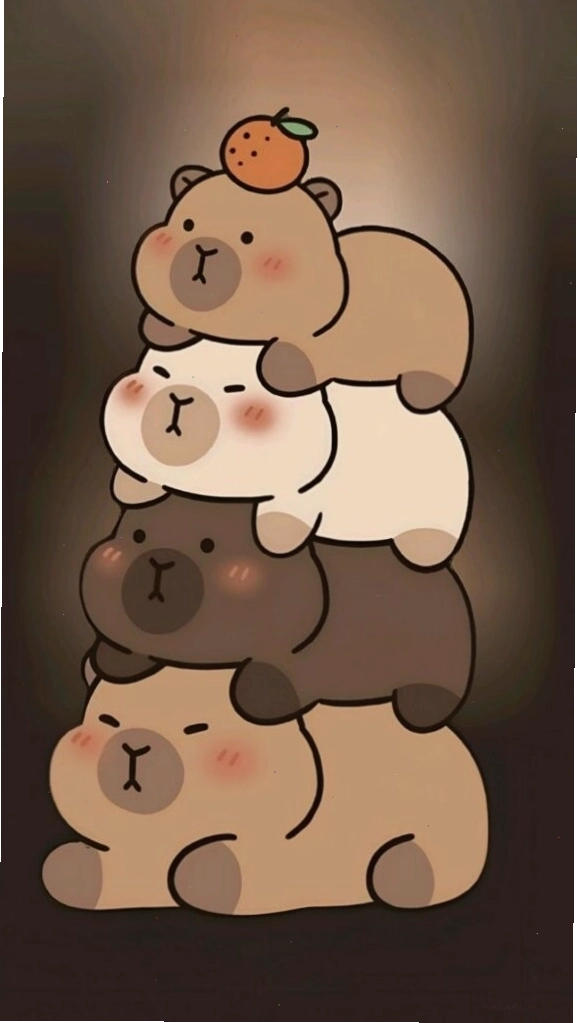 Đàn Capybara chồng chất lên nhau một cách hài hước, thích hợp làm ảnh avatar hài bựa