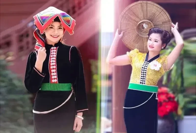 Gái dân tộc Thái Trung Quốc, mang vẻ đẹp truyền thống và quý phái