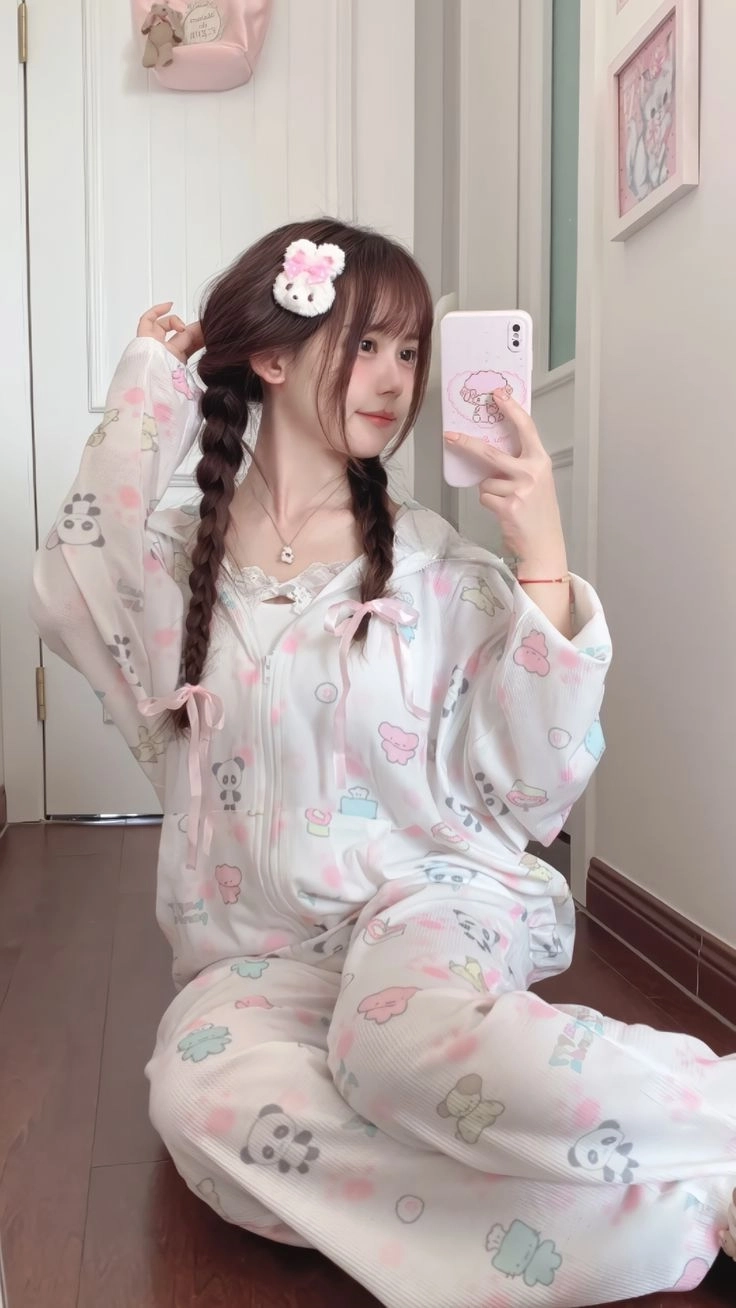 Gái đẹp mặc váy ngủ, tạo phong thái dễ thương và cuốn hút