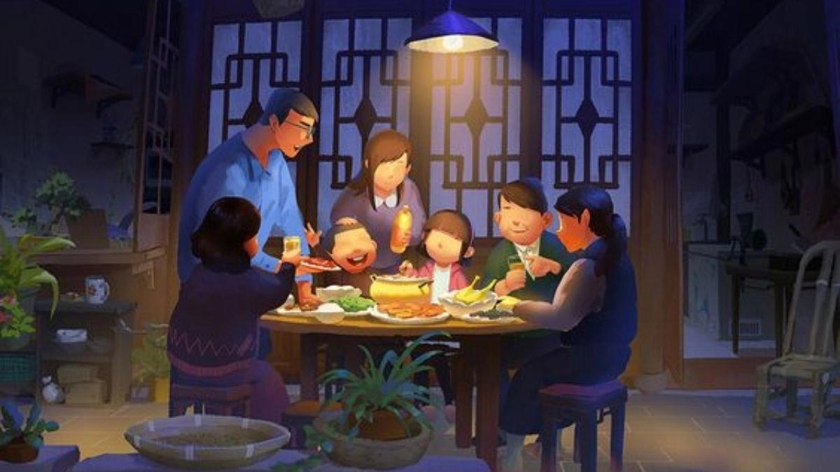 Ghép Chibi Tết thêm phần thú vị và đáng yêu