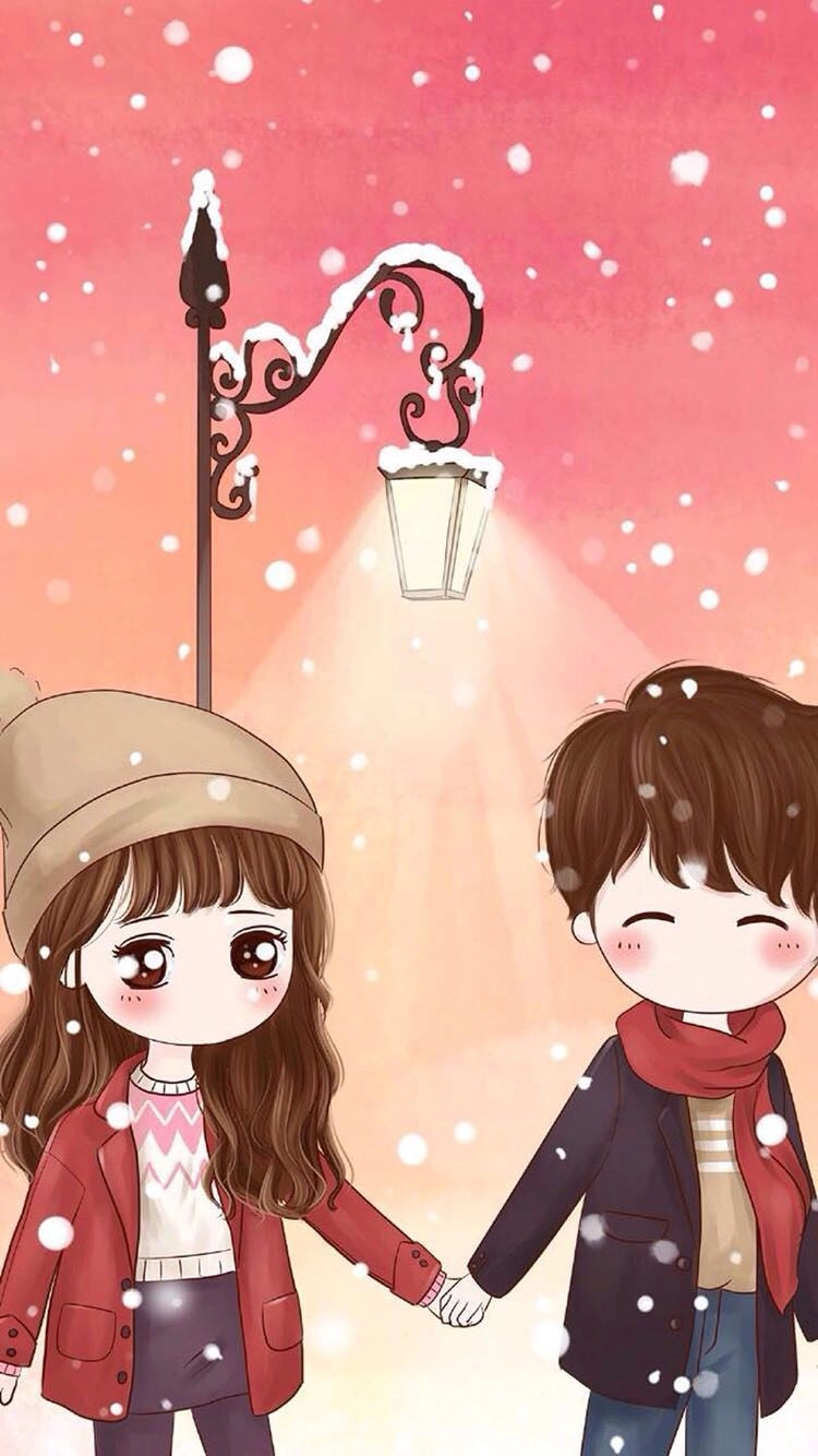 Hình ảnh chibi cặp đôi dễ gây cảm tình