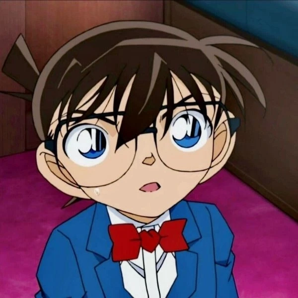 Hình ảnh Conan cute thể hiện vẻ đáng yêu của thám tử lừng danh