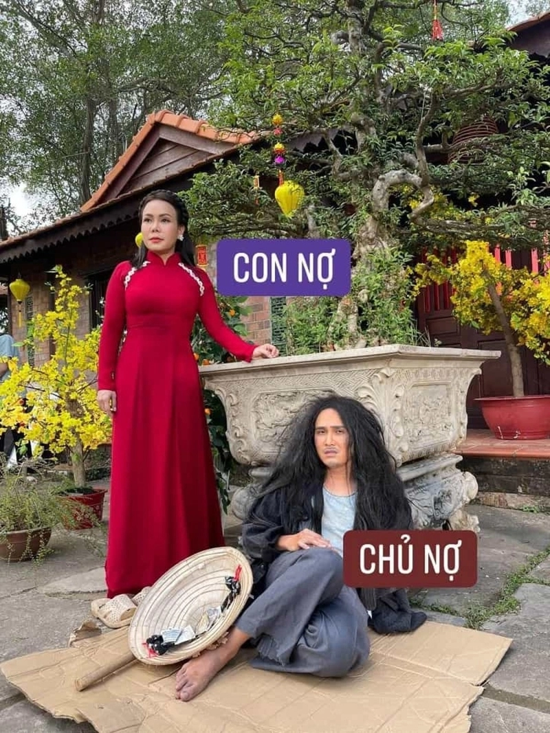 Hình ảnh meme Tết cho bạn nụ cười trong ngày lễ