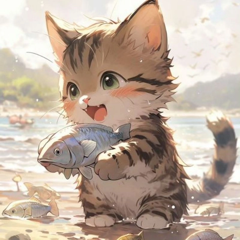Hình avatar con mèo cực kỳ đáng yêu