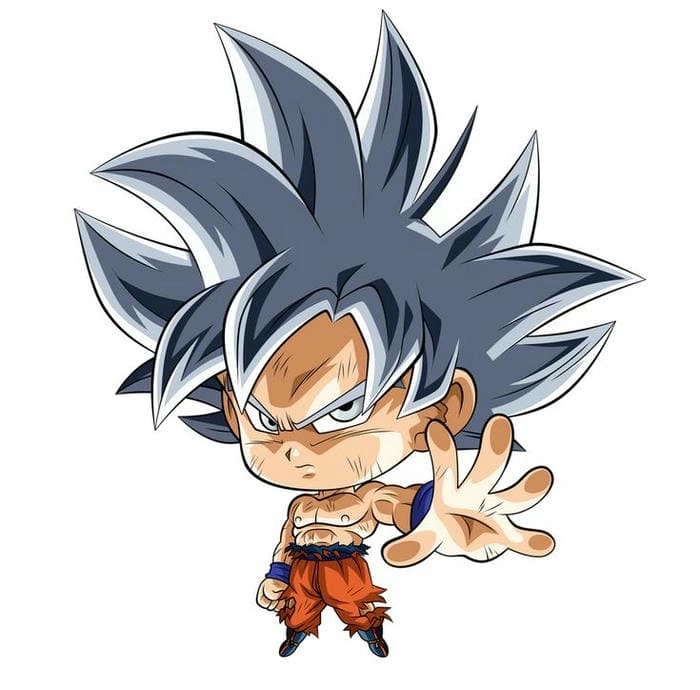 Hình Goku chibi ngộ nghĩnh, làm cho mọi người thích thú