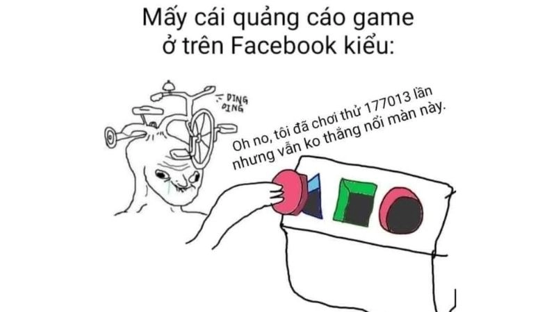 Hình meme hài hước không thể nhịn được cười