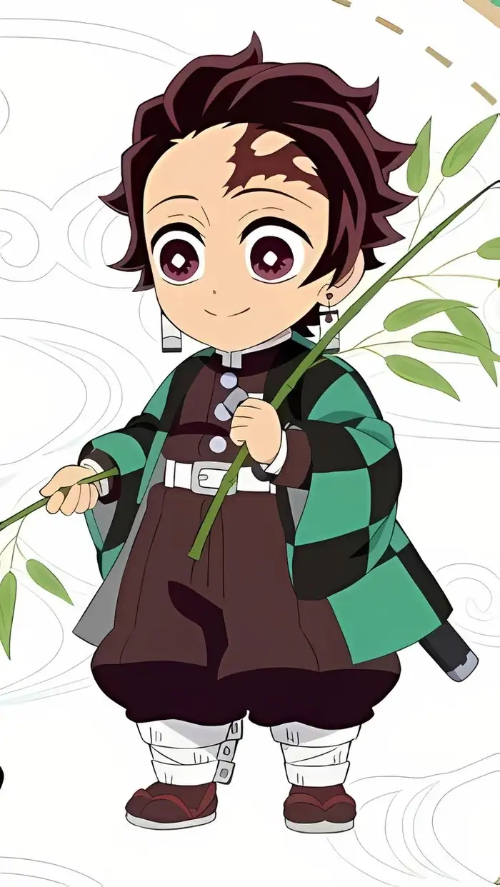 Kamado Tanjiro chibi cute làm xiêu lòng fan