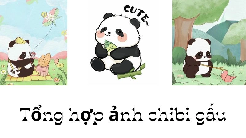 Loạt ảnh chibi gấu cute khiến dân mạng phát cuồng vì yêu