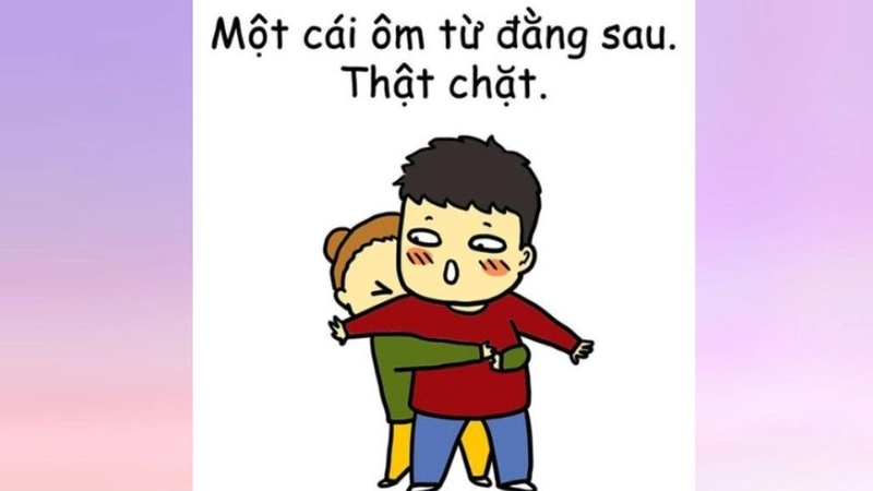Ôm meme dễ thương khiến tim tan chảy